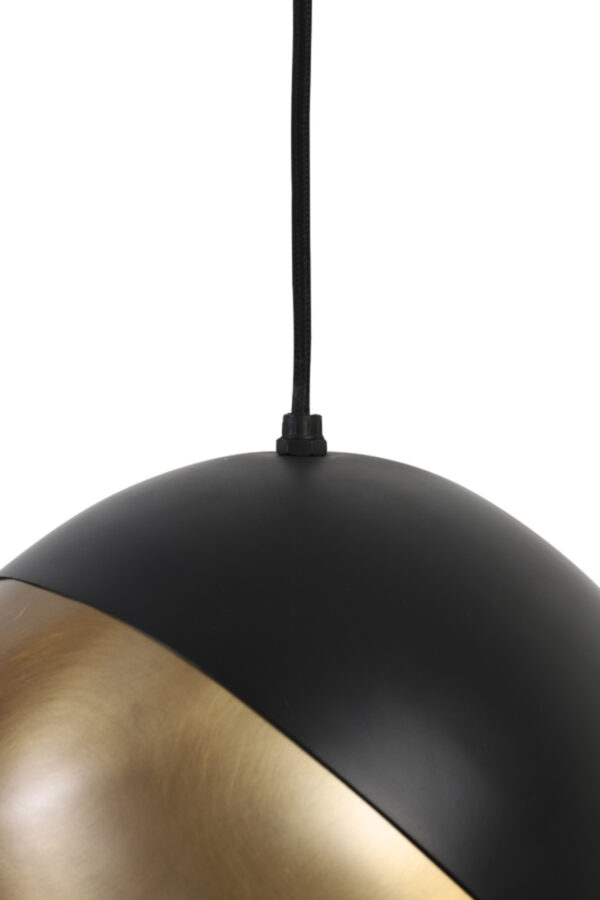 Zwart-gouden moderne hanglamp Light & Living Namco - Ø 25 cm - Image 3