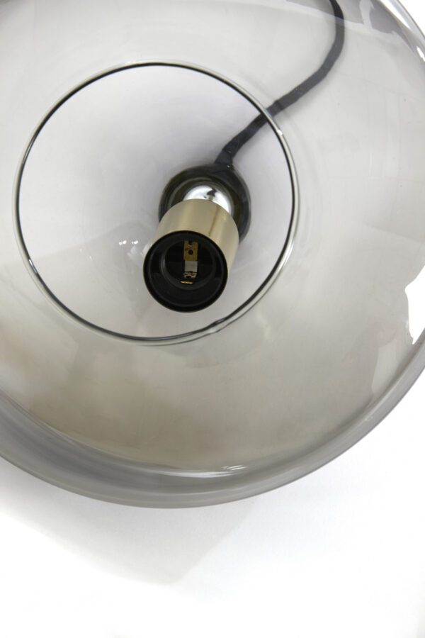 Grijze glazen hanglamp trio Light & Living Solna - B 120 cm - Image 7