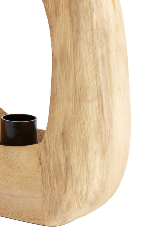 Houten lampvoet ovaalvormig Light & Living Kelafo - H 30 cm - Image 7