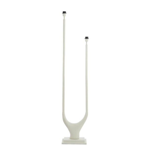 Witte twee breede lampenvoet Light & Living Gavi - H 149 cm
