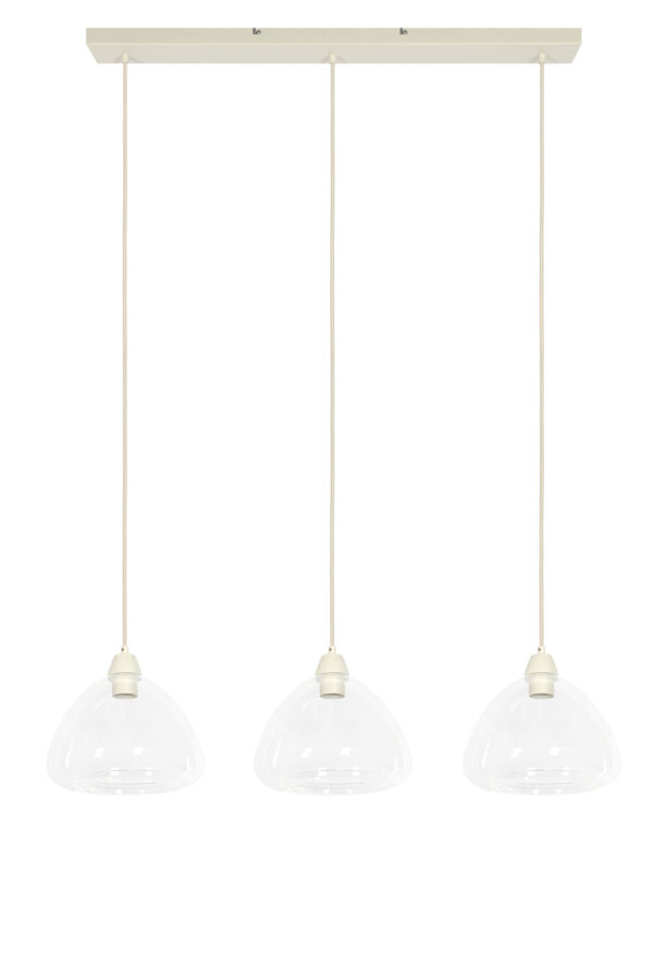 Stijlvolle hanglamp met glazen kappen Light & Living Bisho - B 94 cm - Image 2