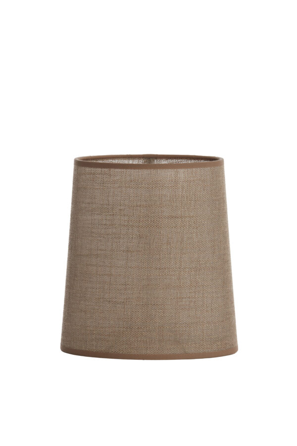 Lampenkap in bruine stof Light & Living Caden - H 23 cm - Image 2