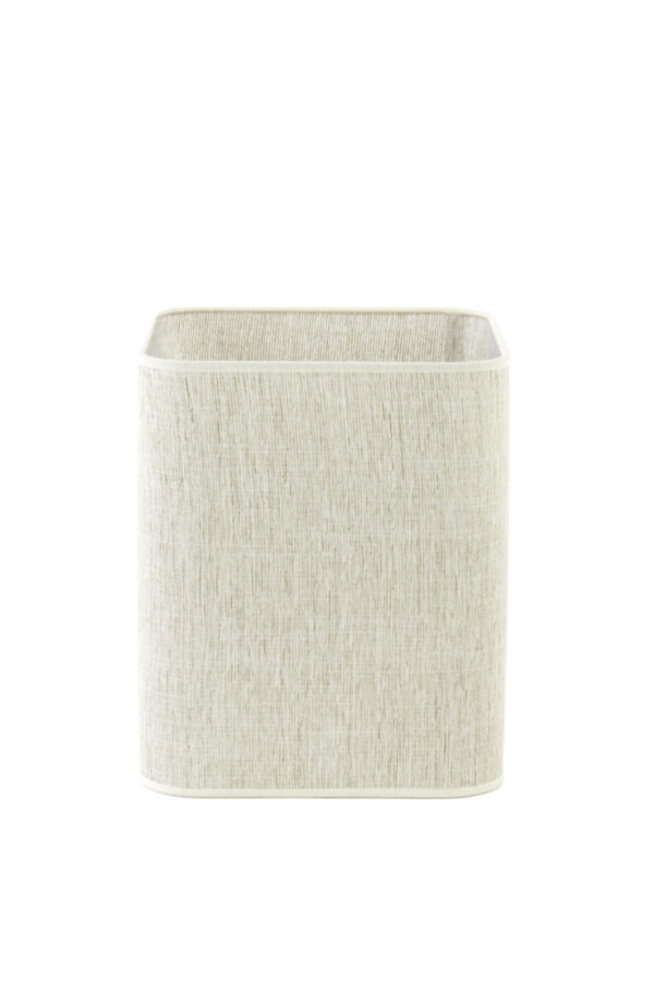 Vierkante stoffen lampenkap beige Light & Living Breska - H 30 cm - Image 3