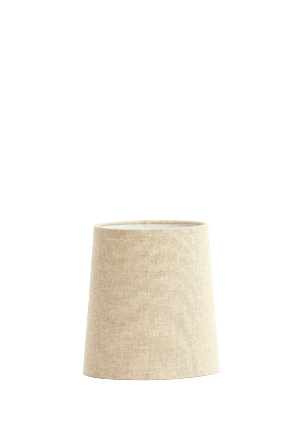 Beige kleur stoffen lampenkap Light & Living Livigno - H 23 cm - Image 2