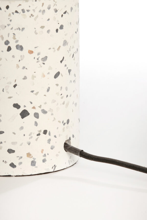 Cilinder lampvoet terrazzo motief Light & Living Randy - H 41 cm - Image 5