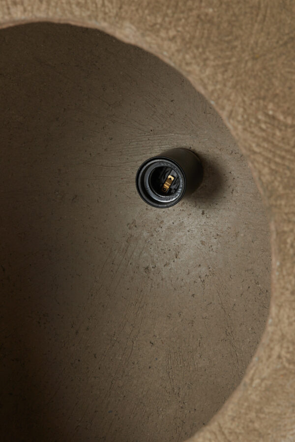 Beige natuurlijke hanglamp met textiellook Light & Living Celmiros - Ø 51 cm - Image 6