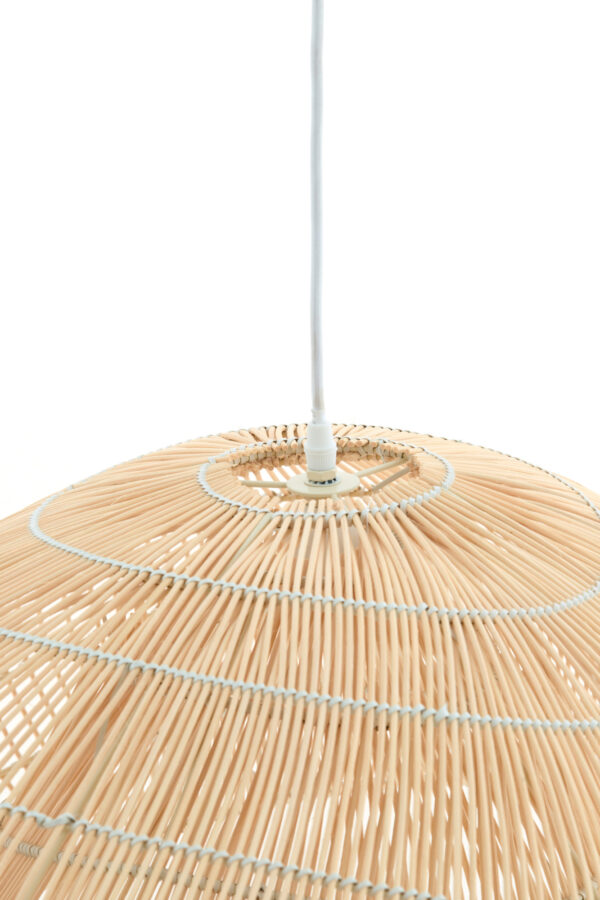 Rieten kap hanglamp naturel Light & Living Janzur - Ø 64 cm - Image 5