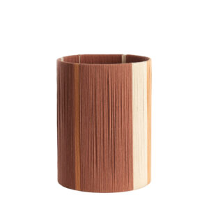 Stoffen lampenkap bruintinten Light & Living Medan - Ø 30 cm