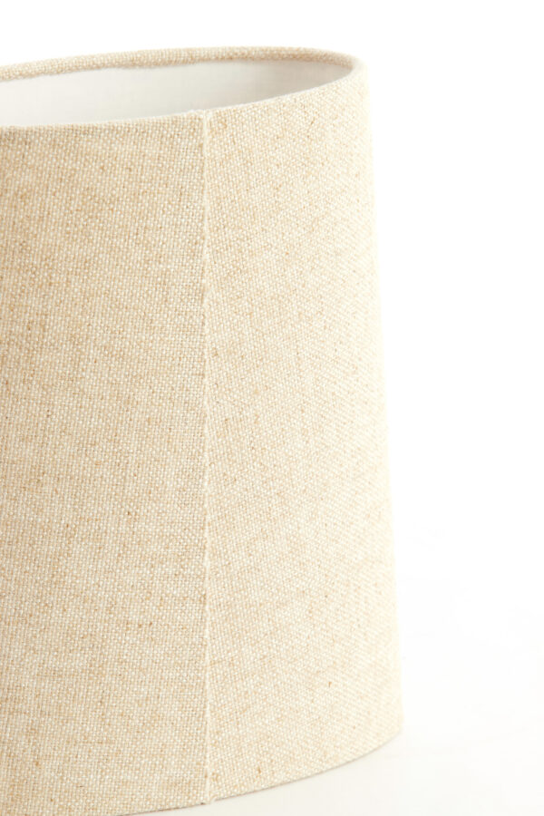 Crème kleurige stoffen lampenkap Light & Living Livigno - H 28 cm - Image 8