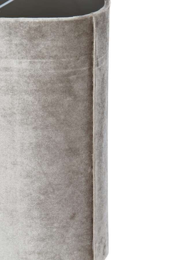 Fluwelen lampenkap taupe cilindervormig Light & Living Palata - Ø 40 cm - Image 4