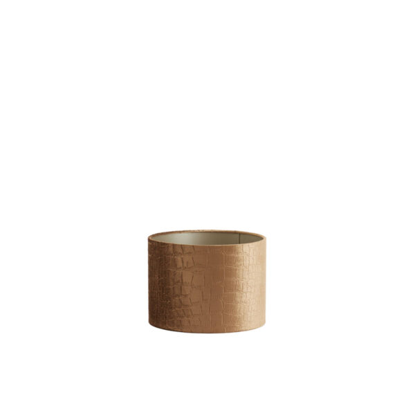Gouden krokodillenpatroon lampenkap Light & Living Praya - Ø 25 cm