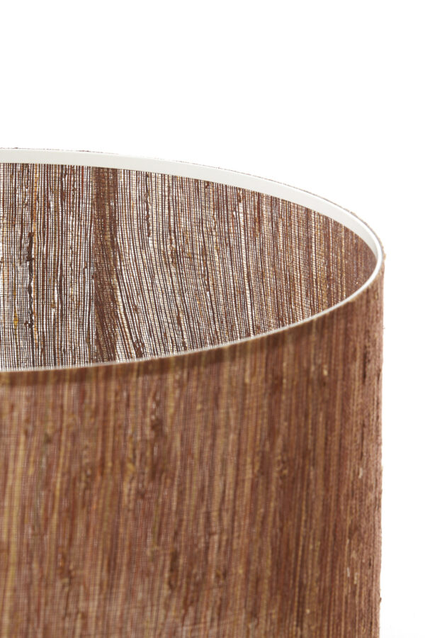 Bruine cilindervormige lampenkap in stijl Light & Living Omis - Ø 30 cm - Image 4
