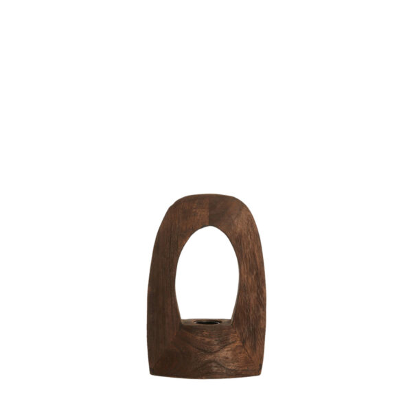 Houten lampenvoet modern design Light & Living Carini - H 25 cm