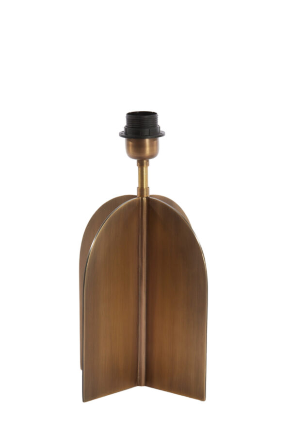 Metaalbruine tafellamp Light & Living Molago in modern design – H 29 cm - Image 3