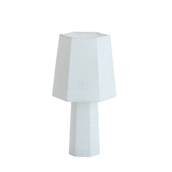 Witte moderne design tafellamp Light & Living Musabo - H 49 cm