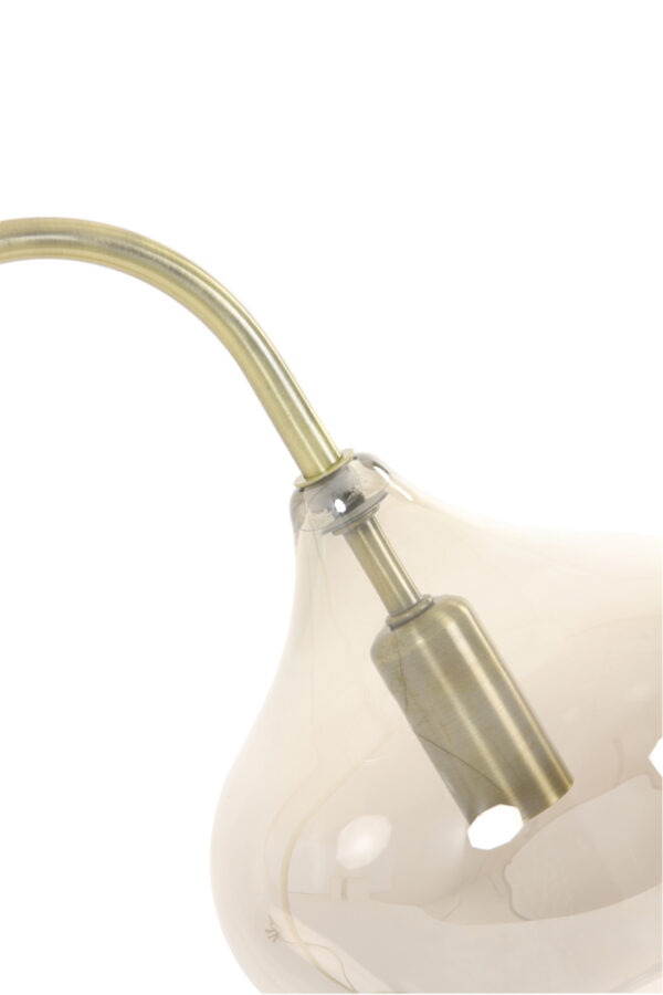 Glazen tafellamp goudkleurig Light & Living Rakel - H 50,5 cm - Image 8