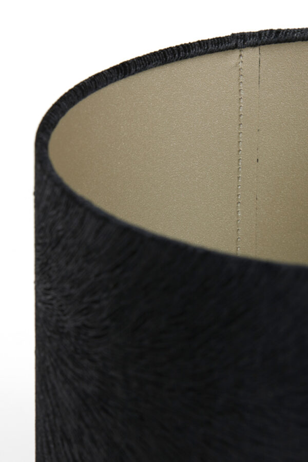 Zwarte lampenkap met cilinder­vorm Light & Living Lubis - Ø 25 cm - Image 5