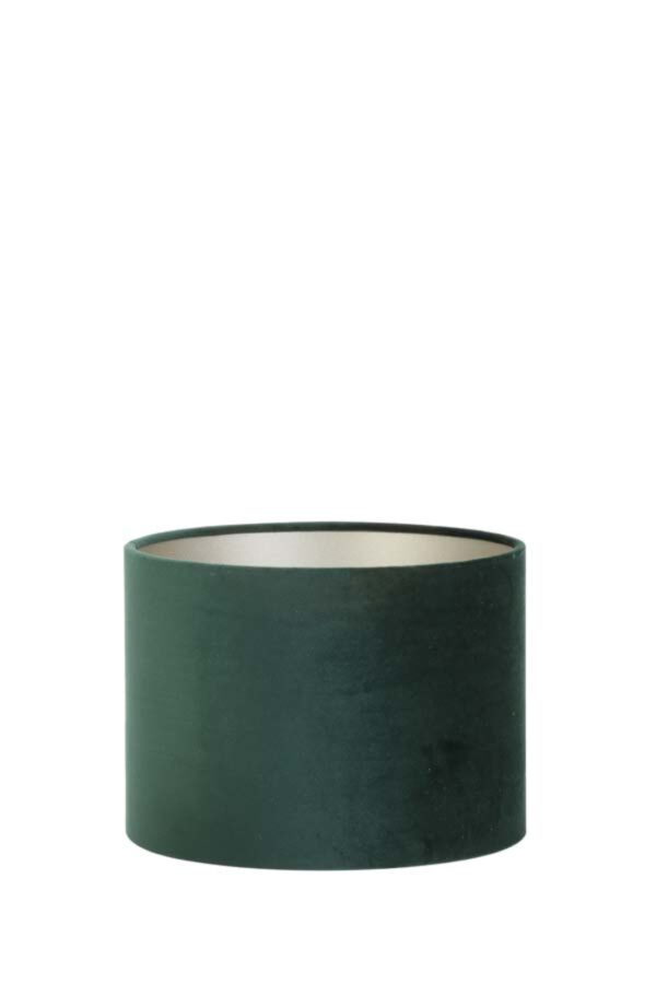 Groene cilinder lampenkap voor sfeer Light & Living Velours - Ø 20 cm - Image 2