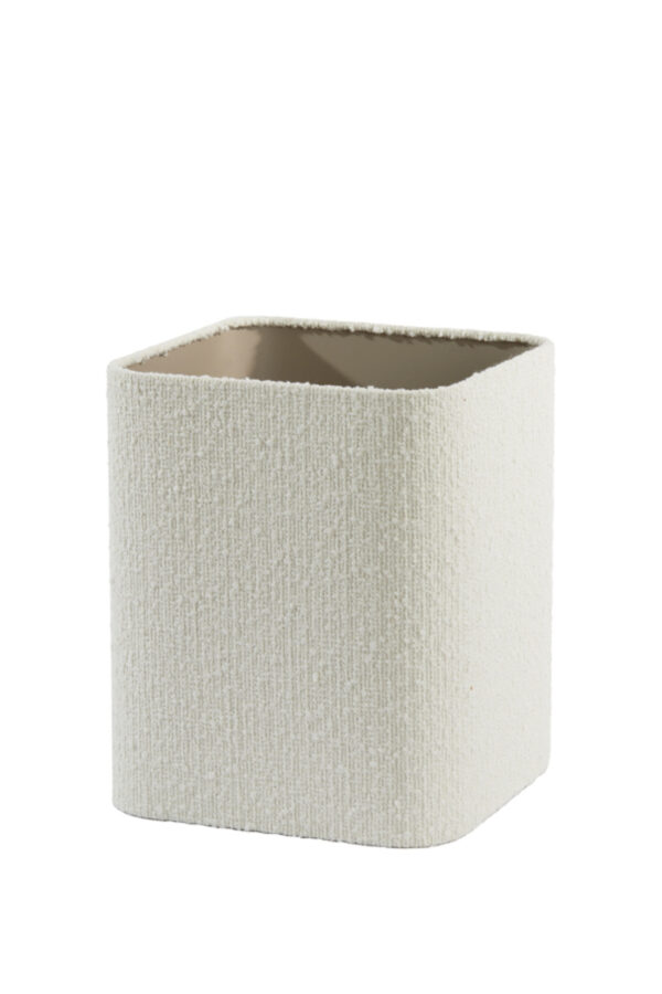 Stoffen lampenkap crème vierkant Light & Living Bolero - H 30 cm - Image 3