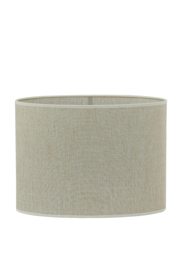 Beige lampenkap in cilindervormige stoffen Light & Living Breska - H 25 cm - Image 2