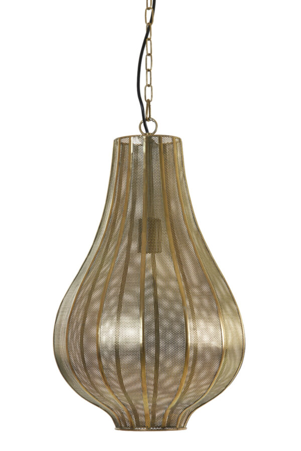 Goudkleurige metalen hanglamp Light & Living Micha - Ø 33 cm - Image 2