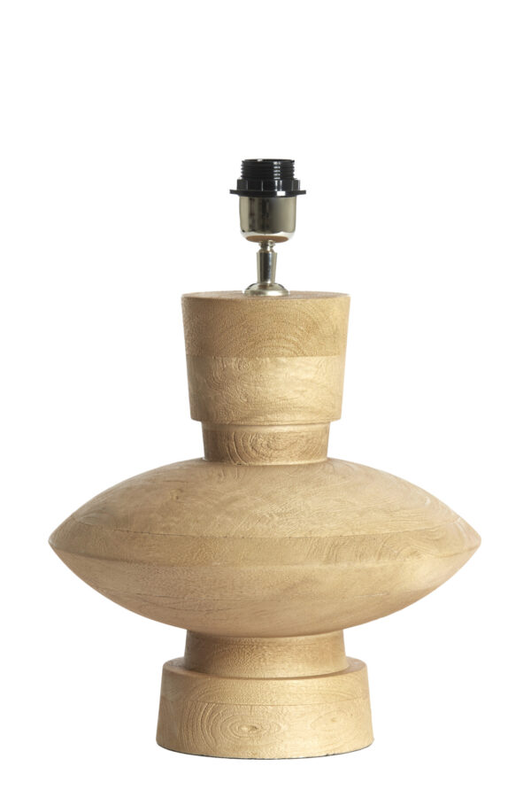 Houten lampvoet modern ontwerp Light & Living Fiera - H 31 cm - Image 2