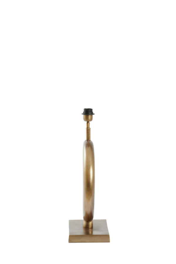 Gouden ringvormige lampenvoet Light & Living Lune - H 50 cm - Image 5