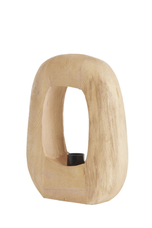 Houten lampvoet ovaal Light & Living Kelafo - H 40 cm - Image 3