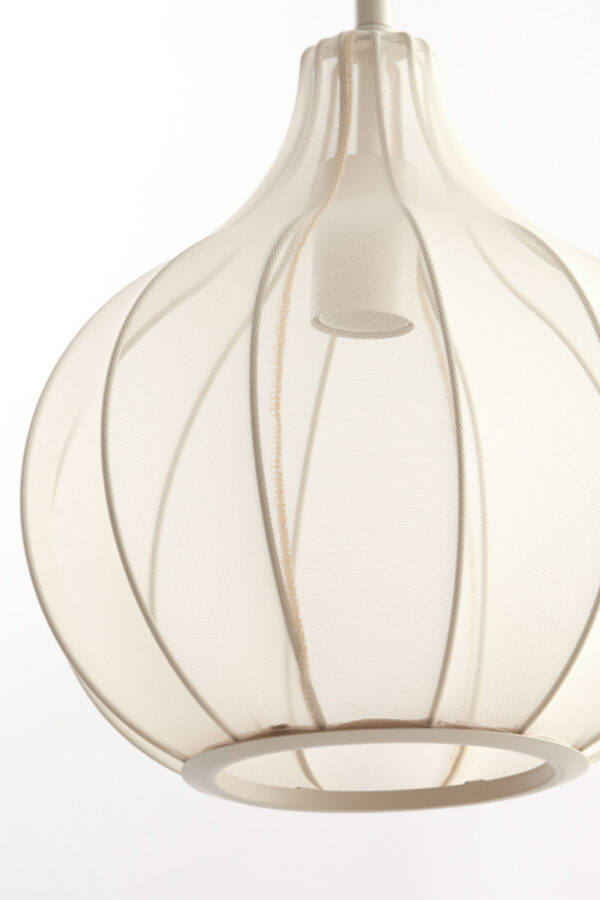 Moderne beige stoffen hanglamp Light & Living Elati - Ø 29 cm - Image 5
