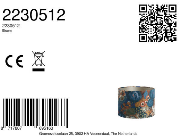 Lampenkap met bloemmotief Light & Living Bloom - Ø 30 cm - Image 8
