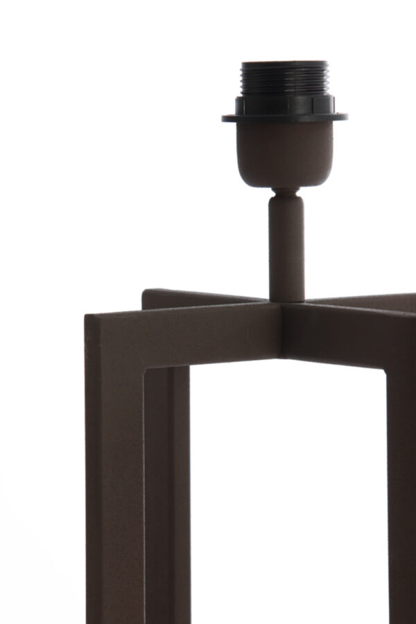 Vierkante lampenvoet zwart Light & Living Mace - H 46 cm - Image 6