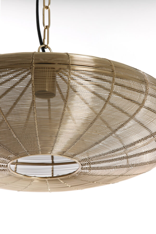 Gouden draad hanglamp hangend Light & Living Bahoto - Ø 51 cm - Image 3
