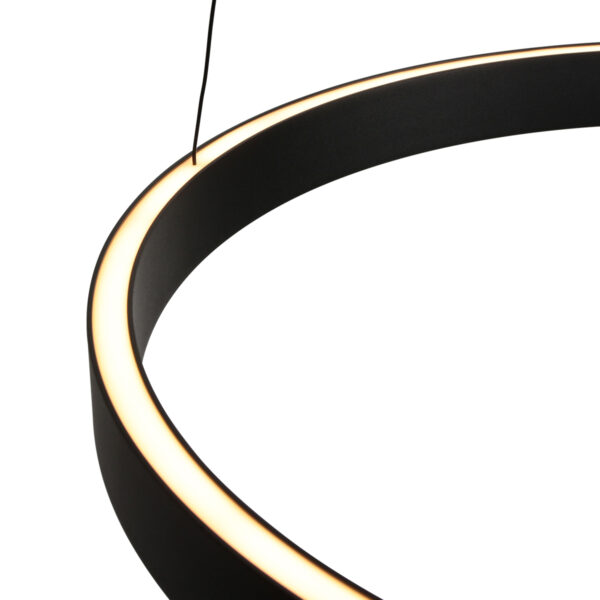 Verstelbare zwarte design LED ringlamp Steinhauer Mykty - Image 3