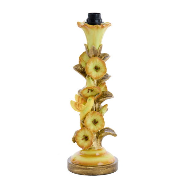 Vogel lampenvoet met bloemen Light & Living Berisso - H 45,5 cm