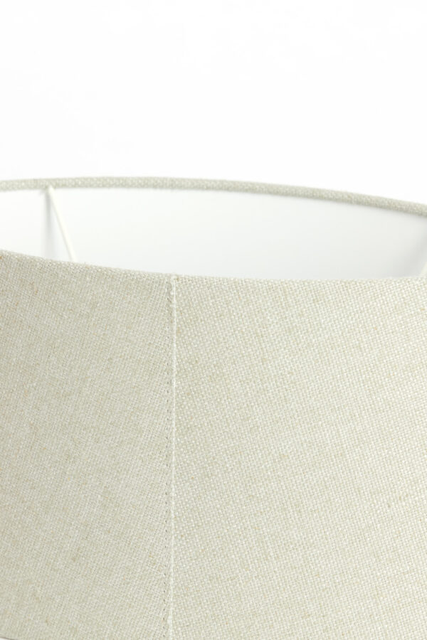 Beige stoffen lampenkap van hoogwaardige kwaliteit Light & Living Livigno - H 18 cm - Image 6