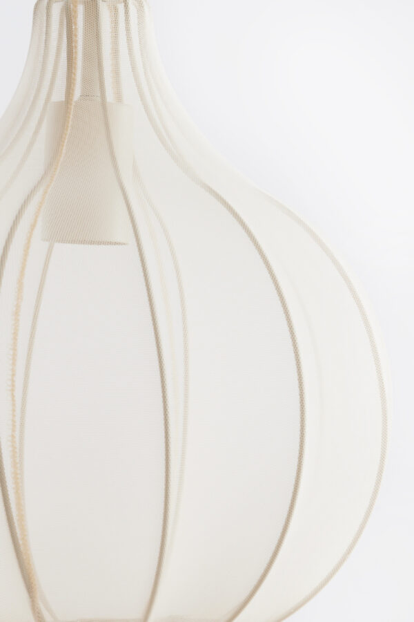Moderne beige stoffen hanglamp Light & Living Elati - Ø 29 cm - Image 3