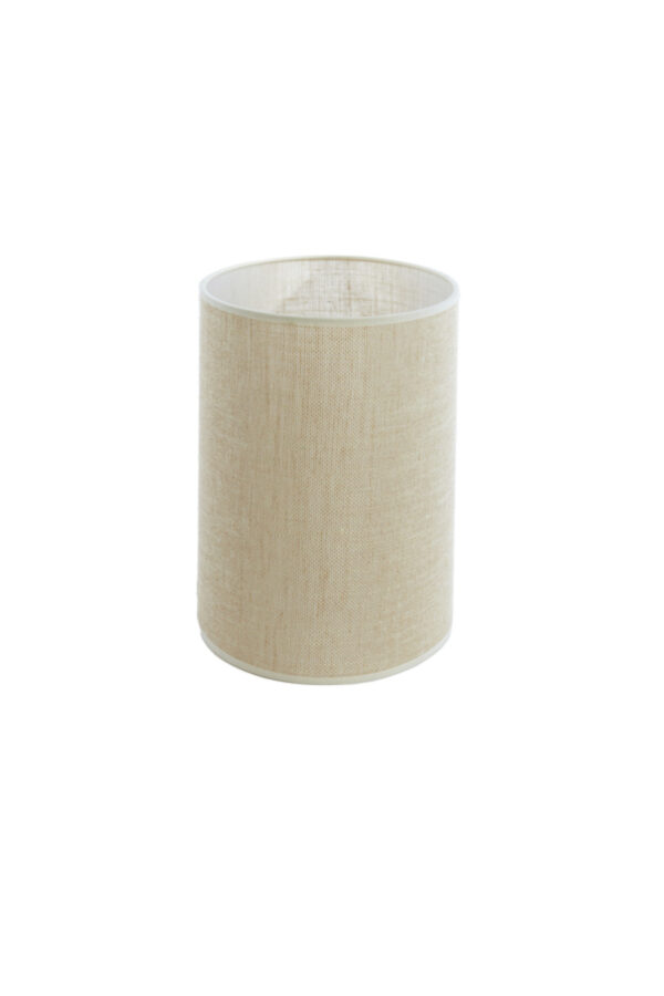 Cilindervormige beige stof lampenkap Light & Living Sendai - H 32 cm - Image 4