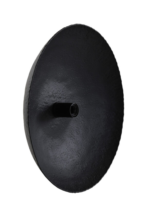 Zwarte lampenkap met stijlvolle textuur Light & Living Neva - H 12 cm - Image 2