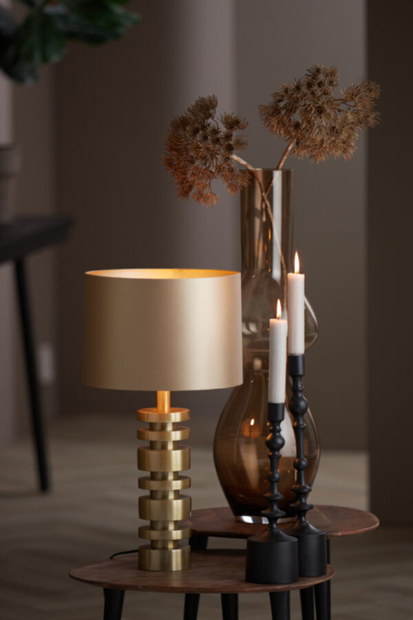 Gouden lampvoet stapelontwerp Light & Living Desley - H 36 cm - Image 4