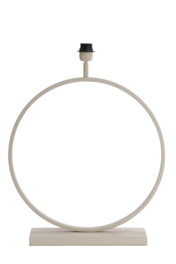 Ronde moderne lampenvoet wit Light & Living Liva - H 64 cm - Image 2