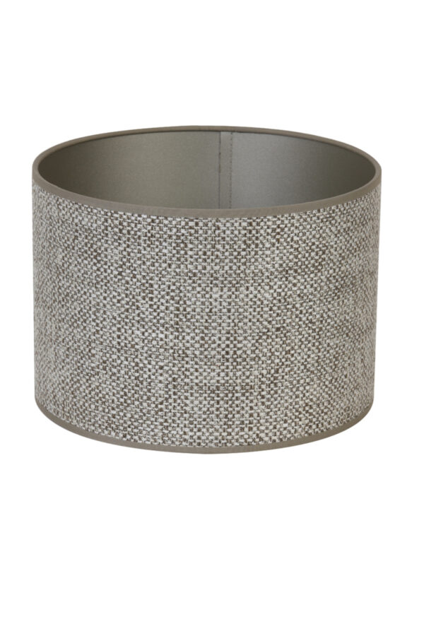 Stoffen lampenkap grijze structuur Light & Living Saverna - Ø 40 cm - Image 3