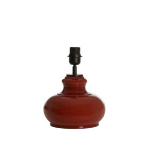 Rood keramische lampenvoet Light & Living Verde - H 28,5 cm