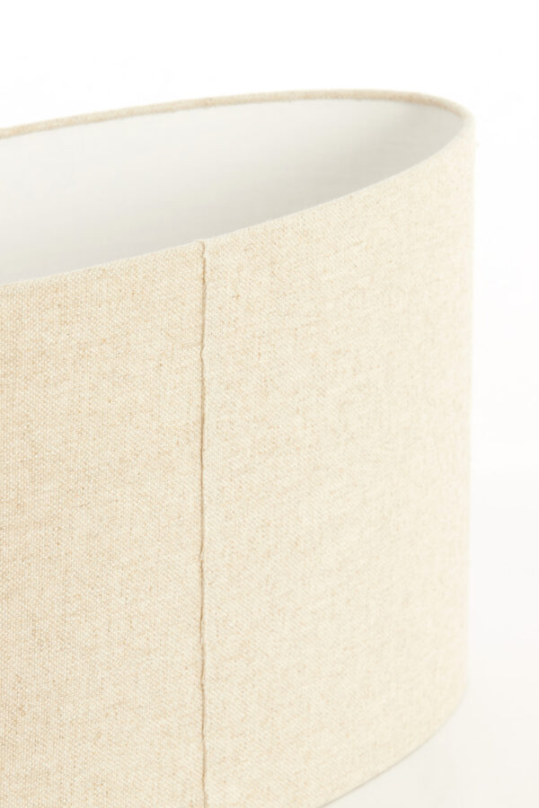 Beige cilindervormige lampenkap stof Light & Living Livigno - H 32 cm - Image 7