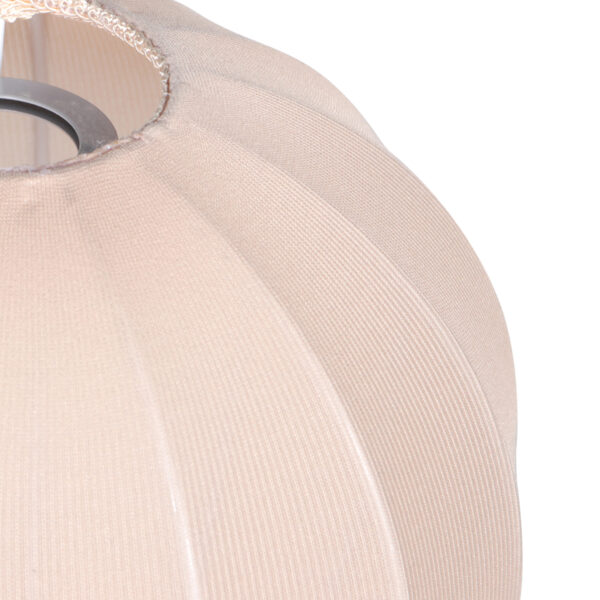 Beige textiele druppelvormig kapje Mexlite - Ø 25 cm - Image 4