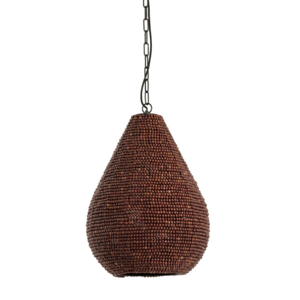 Hanglamp met bruine kralen Light & Living Kabinda - Ø 40 cm