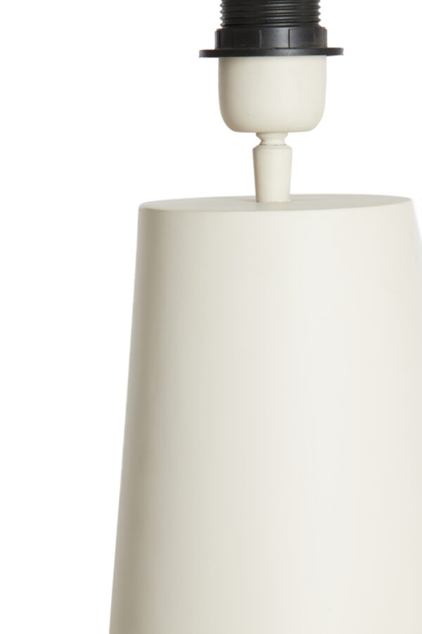 Witte conische tafellamp Light & Living Yelos – H 43 cm - Image 6