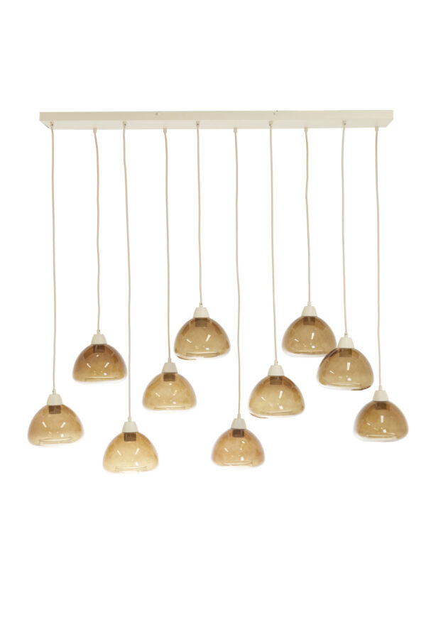 Gouden hanglamp met glazen koepels Light & Living Bisho - B 120 cm - Image 2