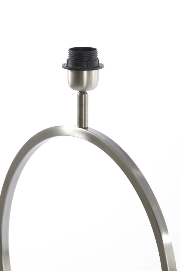 Zilveren tafellamp Light & Living Liva in modern design – H 62 cm - Image 4