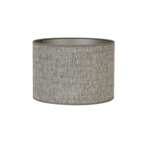 Stoffen lampenkap grijze structuur Light & Living Saverna - Ø 40 cm