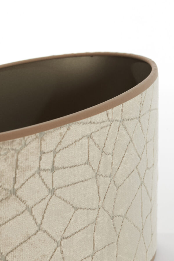 Lampenkap beige structuurvelours Light & Living Kassei - H 19 cm - Image 7
